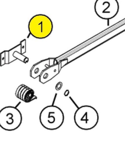 Roll-Rite® 45330 | 3-Spring Pivot Pin, Steel | Aftermarket Part